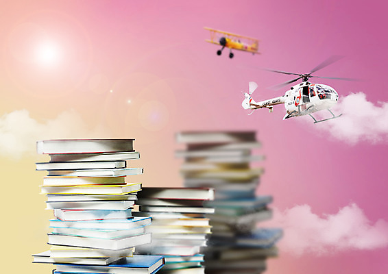 PSD 구름 편집 편집이미지 교육 사람없음 책 태양 쌓기 헬리콥터 경비행기 이미지편집 자연요소 모션 비행기 파일형식