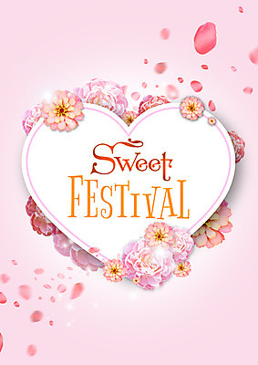 PSD 편집 편집이미지 꽃잎 꽃 분홍색 프레임 사람없음 축제 하트 달콤 꽃프레임 낙화 이미지편집 모양 식물 컬러 맛 파일형식