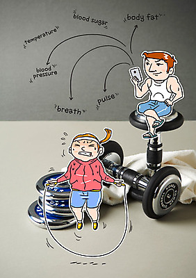 편집이미지 여자 남자 몸매관리 다이어트 포토일러 건강 두명 운동 건강관리 아령 트레이너 줄넘기 힘듦 이미지편집 AI파일 컨셉 관리 사람 헬스 파일형식 벡터