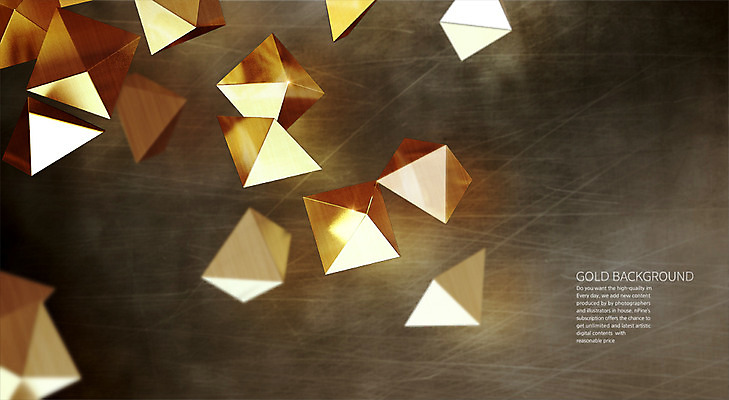 PSD 편집 편집이미지 백그라운드 사람없음 3D 금색 황금 삼각형 입체 디지털합성 편집소스 편집3D 도형 컬러 파일형식