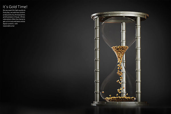 PSD 편집 편집이미지 사람없음 3D 금색 황금 모래시계 디지털합성 편집소스 편집3D 모래 시계 컬러 파일형식
