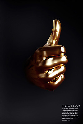 PSD 편집 편집이미지 손 비즈니스 신체부위 3D 엄지손가락 금색 최고 황금 디지털합성 편집소스 금손 편집3D 컬러 손가락 사람 신조어 파일형식