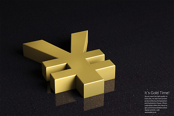 PSD 편집 편집이미지 사람없음 3D 금색 화폐기호 황금 엔 디지털합성 오브젝트 편집소스 편집3D 기호 컬러 돈 화폐 파일형식