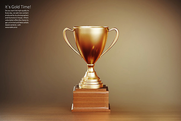 PSD 편집 편집이미지 사람없음 3D 금색 우승 황금 트로피 디지털합성 오브젝트 편집소스 편집3D 컬러 최고 상_우승 파일형식