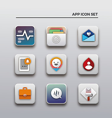 아이콘 서류가방 가방 사람없음 세트 이메일 어플리케이션 맥박 알림 그림 웹아이콘 메신저 전화번호부 체크리스트 앱아이콘 2D아이콘 AI파일 잡화 의학 파일형식 벡터