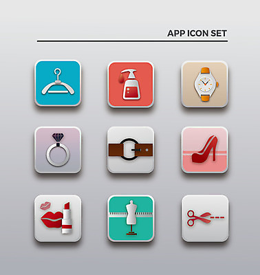 아이콘 옷 구두 시계 가위 사람없음 세트 화장 화장품 립스틱 벨트 반지 어플리케이션 옷걸이 향수 치수 웹아이콘 제단 앱아이콘 2D아이콘 AI파일 잡화 신발 장신구 문구용품 뷰티 파일형식 벡터