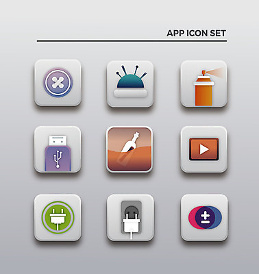 아이콘 단추 사람없음 세트 계산기 메시지 콘센트 어플리케이션 전기에너지 바느질 USB 웹아이콘 스프레이 동영상 앱아이콘 2D아이콘 AI파일 문구용품 장비 에너지 파일형식 벡터