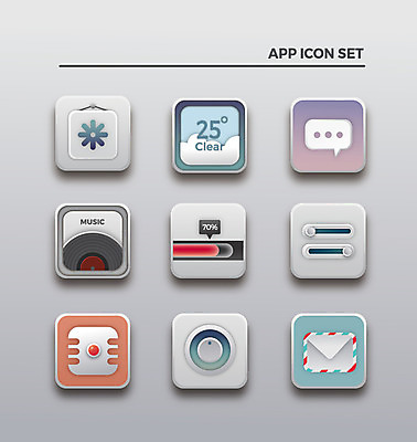 아이콘 날씨 사람없음 세트 메시지 이메일 어플리케이션 웹아이콘 설정 녹음기 베터리 앱아이콘 2D아이콘 AI파일 파일형식 벡터 녹음_기록