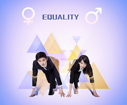 PSD 편집이미지 여자 남자 20대 성인 두명 앞모습 달리기 경쟁 한국인 비즈니스맨 비즈니스우먼 동료 출발 준비자세 남자기호 여자기호 이미지편집 뷰포인트 포즈 컨셉 비즈니스 관계 모션 사람 동양인 청년 직장인 준비 성별기호 파일형식