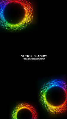 배너 백그라운드 일러스트 사람없음 컬러풀 원형 그라데이션 무지개색 지오메트릭 국내일러스트 AI파일 도형 컬러 파일형식 벡터