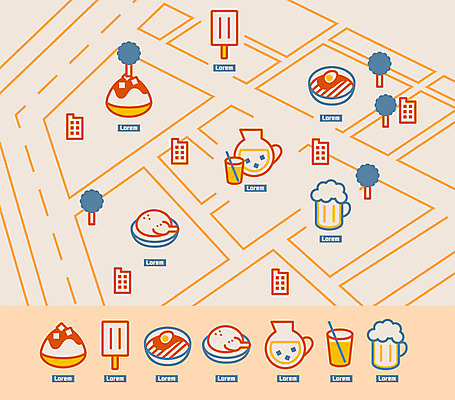 아이콘 음료 지도 아이스크림 여름음식 맥주 사람없음 여름 세트 주스 냉면 팥빙수 백숙 제철음식 2D아이콘 AI파일 계절 한식 음식 디저트 주류 빙수 제철 파일형식 벡터 여름_계절