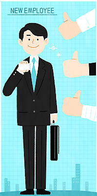 전신 PSD 손 남자 일러스트 회사 명함 서기 미소 들기 여러명 성인 신체부위 최고 직장인 비즈니스맨 신입사원 신입 입사 국내일러스트 직업 다수 비즈니스 모션 표정 사람 파일형식