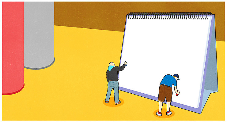 전신 PSD 남자 포스터 일러스트 서기 성인 두명 달력 그래피티 소인국 탁상달력 국내일러스트 모션 사람 낙서 그림 파일형식