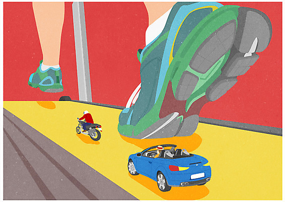 전신 PSD 여자 남자 포스터 신발 일러스트 발 성인 신체부위 세명 하반신 오토바이 스포츠카 런닝머신 소인국 국내일러스트 자동차 사람 바이크 운동기구 파일형식