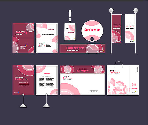 템플릿 배너템플릿 분홍색 이벤트 사람없음 세트 쇼핑백 현수막 원형 전단 엽서 초대장 패키지 사원증 박람회 손부채 기업홍보 소봉투 행사세트 행사템플릿 AI파일 도형 배너 컬러 가방 비즈니스 편지봉투 카드_감사 편지 홍보물 파일형식 벡터