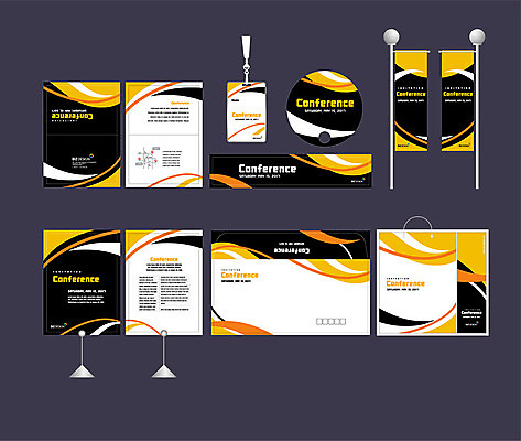 템플릿 배너템플릿 곡선 이벤트 사람없음 세트 쇼핑백 현수막 전단 엽서 초대장 패키지 사원증 박람회 손부채 기업홍보 소봉투 행사세트 행사템플릿 AI파일 배너 선 가방 비즈니스 편지봉투 카드_감사 편지 홍보물 파일형식 벡터