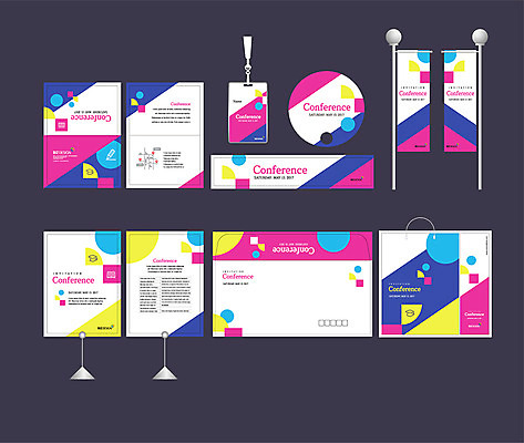 템플릿 배너템플릿 이벤트 사람없음 세트 컬러풀 쇼핑백 현수막 원형 전단 엽서 초대장 패키지 사원증 박람회 손부채 기업홍보 소봉투 행사세트 행사템플릿 AI파일 도형 배너 컬러 가방 비즈니스 편지봉투 카드_감사 편지 홍보물 파일형식 벡터