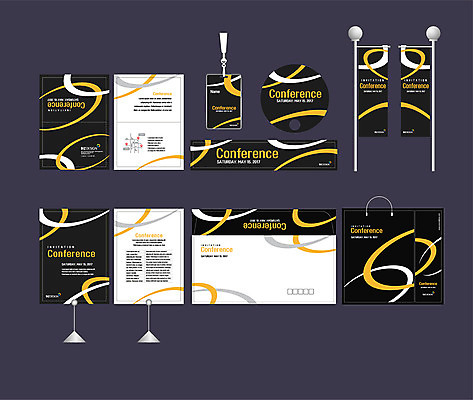 템플릿 배너템플릿 곡선 이벤트 사람없음 세트 쇼핑백 현수막 전단 엽서 초대장 패키지 사원증 박람회 손부채 기업홍보 소봉투 행사세트 행사템플릿 AI파일 배너 선 가방 비즈니스 편지봉투 카드_감사 편지 홍보물 파일형식 벡터