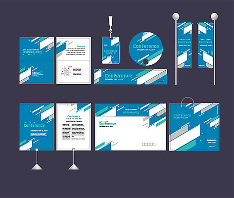 도형 템플릿 배너템플릿 이벤트 사람없음 파란색 세트 쇼핑백 현수막 전단 엽서 초대장 패키지 사원증 박람회 손부채 기업홍보 소봉투 행사세트 행사템플릿 AI파일 배너 컬러 가방 비즈니스 편지봉투 카드_감사 편지 홍보물 파일형식 벡터