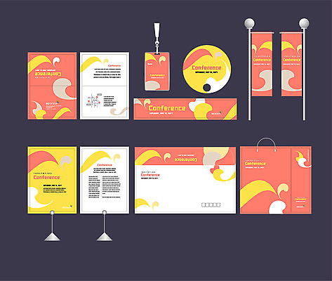 템플릿 배너템플릿 곡선 이벤트 사람없음 세트 쇼핑백 현수막 전단 엽서 초대장 패키지 사원증 박람회 손부채 기업홍보 소봉투 행사세트 행사템플릿 AI파일 배너 선 가방 비즈니스 편지봉투 카드_감사 편지 홍보물 파일형식 벡터