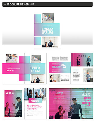 템플릿 여자 남자 ZIP 회의 팜플렛 여러명 20대 성인 한국인 비즈니스맨 비즈니스우먼 회의실 신입사원 그라데이션 성인만 인디자인 INDD 이미지템플릿 다수 비즈니스 사람 동양인 청년 직장인 파일형식