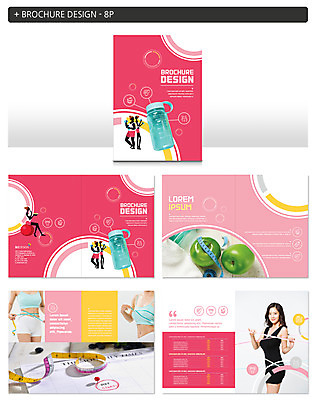 템플릿 여자 실루엣 ZIP 분홍색 다이어트 줄자 건강 팜플렛 여러명 20대 성인 운동 뷰티 한국인 사과 물통 의료성형뷰티 인디자인 INDD 이미지템플릿 컬러 다수 과일 촬영기법 자 사람 동양인 청년 파일형식