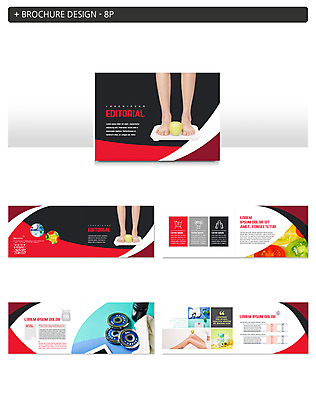 템플릿 여자 ZIP 다이어트 채소 팜플렛 세명 아령 하반신 다리 사과 체중계 인디자인 INDD 이미지템플릿 과일 건강 사람 신체부위 파일형식