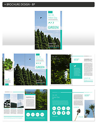 나무 식물 템플릿 ZIP 팜플렛 사람없음 숲 삽 식목일 인디자인 INDD 이미지템플릿 기념일 파일형식