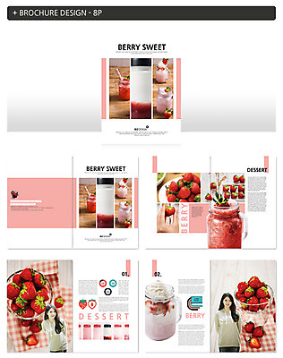 템플릿 여자 ZIP 딸기 팜플렛 20대 성인 두명 한국인 딸기주스 성인여자한명만 인디자인 INDD 이미지템플릿 과일 사람 동양인 청년 과일주스 여자한명만 성인여자만 파일형식