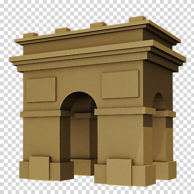 편집 편집이미지 건축물 고건축 사람없음 3D소스 3D 입체 디지털합성 개선문 파리_프랑스 PNG 랜드마크 목업 로우폴리 편집소스 건축 프랑스 파일형식