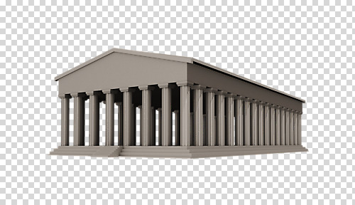 편집 편집이미지 건축물 고건축 신전 사람없음 3D소스 3D 입체 디지털합성 아테네 PNG 파르테논신전 랜드마크 목업 로우폴리 편집소스 건축 그리스 파일형식