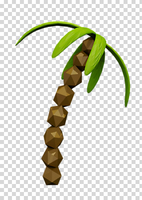 나무 편집 편집이미지 사람없음 야자수 3D소스 3D 입체 디지털합성 PNG 목업 로우폴리 트로피컬아트 편집소스 식물 그림 파일형식