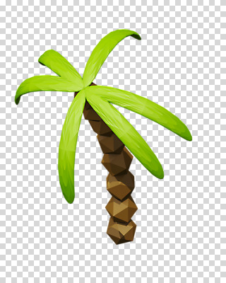 나무 편집 편집이미지 사람없음 야자수 3D소스 3D 입체 디지털합성 PNG 목업 로우폴리 트로피컬아트 편집소스 식물 그림 파일형식