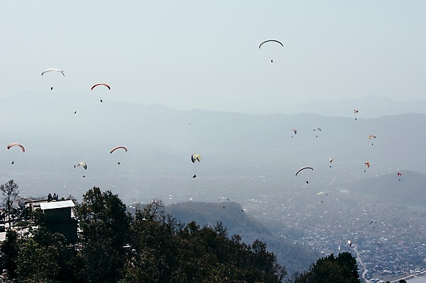 포토 JPG 주간 나무 해외풍경 자연 하늘 산 풍경 여러명 야외 낙하산 네팔 패러글라이딩 안나푸르나 국내포토 자연요소 식물 해외 아시아 스포츠 다수 사람 생태계 파일형식