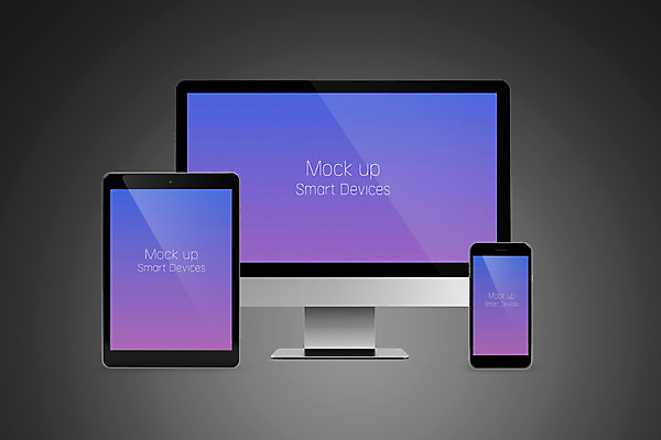 PSD 편집 편집이미지 사람없음 스마트폰 스마트기기 컴퓨터 태블릿 3D 스크린 웹 세개 스마트 디지털합성 목업 편집3D 컨셉 인터넷 3 전자제품 핸드폰 파일형식