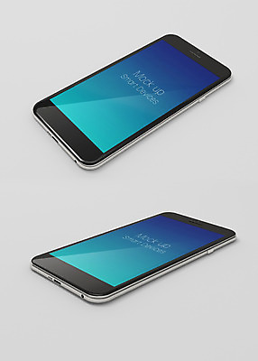 PSD 편집 편집이미지 사람없음 스마트폰 스마트기기 3D 스크린 웹 두개 스마트 디지털합성 목업 편집3D 컨셉 2 인터넷 전자제품 핸드폰 파일형식