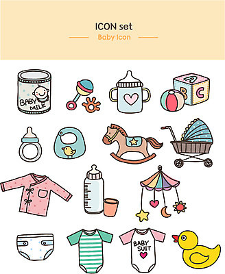 아이콘 옷 사람없음 장난감 아기용품 목마 우유병 라인아이콘 기저귀 유모차 모빌 분유 배냇저고리 2D아이콘 AI파일 병_용기 우유 오브젝트 파일형식 벡터