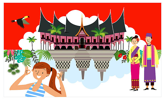 전신 여자 남자 꽃 행복 해외여행 여행 일러스트 휴가 서기 상반신 성인 야외 세명 야자수 여행객 동남아시아 전통의상 즐거움 힐링 앵무새 인도네시아 동남아여행 보로부두르사원 국내일러스트 AI파일 나무 식물 전통 해외 감정 아시아 모션 유적지 조류 사람 사찰 파일형식 벡터