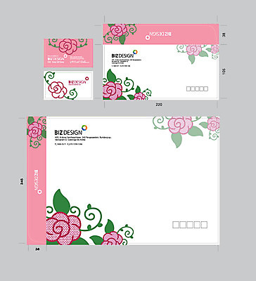 템플릿 꽃 분홍색 잎 꽃무늬 명함 명함템플릿 서류봉투 편지봉투 사람없음 세트 덩굴 패키지 봉투템플릿 우편봉투 비즈디자인 봉투디자인 이미지템플릿 AI파일 식물 컬러 무늬 봉투 편지 우편물 파일형식 벡터