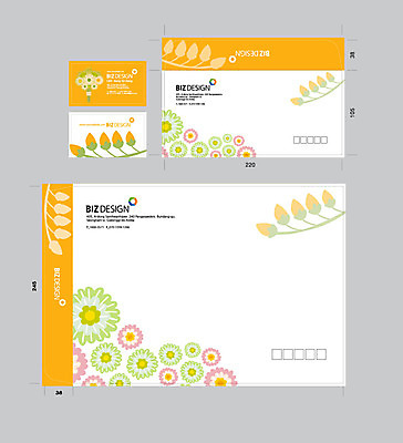 템플릿 꽃무늬 명함 명함템플릿 서류봉투 편지봉투 사람없음 세트 노란색 꽃봉오리 패키지 봉투템플릿 우편봉투 비즈디자인 봉투디자인 이미지템플릿 AI파일 꽃 컬러 무늬 봉투 편지 우편물 파일형식 벡터