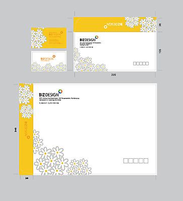 템플릿 꽃무늬 명함 명함템플릿 서류봉투 편지봉투 사람없음 세트 노란색 패키지 봉투템플릿 우편봉투 비즈디자인 봉투디자인 이미지템플릿 AI파일 꽃 컬러 무늬 봉투 편지 우편물 파일형식 벡터