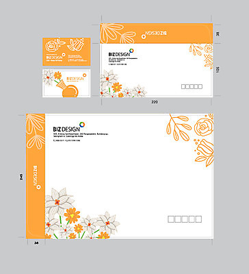템플릿 꽃 꽃무늬 명함 명함템플릿 서류봉투 편지봉투 사람없음 세트 주황색 패키지 봉투템플릿 우편봉투 비즈디자인 봉투디자인 이미지템플릿 AI파일 식물 컬러 무늬 봉투 편지 우편물 파일형식 벡터