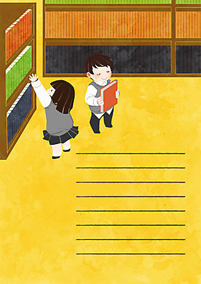 전신 PSD 학생 여자 교육 남자 일러스트 학교 청소년 책장 프레임 서기 두명 책 독서 스쿨라이프 도서관 프레임일러스트 국내일러스트 라이프스타일 가구 모션 사람 파일형식