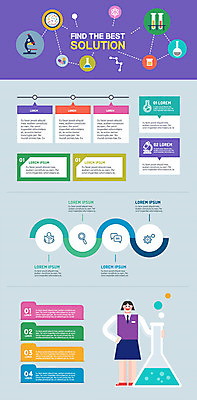 전신 여학생 여자 교육 교복 과학 일러스트 청소년 그래프 현미경 한명 인포그래픽 기록 비커 국내일러스트 AI파일 1 학생 옷 실험기구 사람 파일형식 벡터