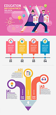 전신 여학생 여자 교육 남자 교복 남학생 일러스트 청소년 그래프 두명 연필 인포그래픽 시험 축하 기록 시험지 풍선 점수 만점 100점 국내일러스트 AI파일 학생 옷 컨셉 학용품 사람 필기구 파일형식 벡터