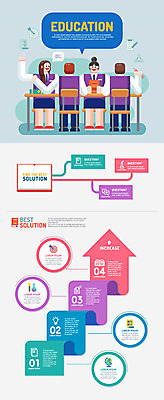 전신 여학생 여자 교육 남자 교복 화살표 남학생 일러스트 청소년 회의 그래프 앉기 여러명 책 인포그래픽 기록 토론 국내일러스트 AI파일 학생 옷 다수 비즈니스 모션 사람 파일형식 벡터