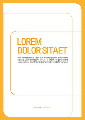 템플릿 표지 곡선 사람없음 노란색 프레젠테이션 문서템플릿 서식 레이아웃 문서 제안서 이미지템플릿 AI파일 선 컬러 파일형식 벡터
