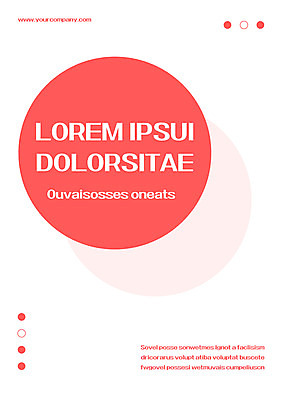 템플릿 표지 분홍색 사람없음 빨간색 원형 프레젠테이션 문서템플릿 서식 레이아웃 문서 제안서 겹침 이미지템플릿 AI파일 도형 컬러 파일형식 벡터