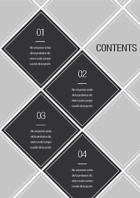 도형 템플릿 내지 사람없음 사각형 프레젠테이션 문서템플릿 서식 레이아웃 문서 제안서 마름모 목차 이미지템플릿 AI파일 파일형식 벡터