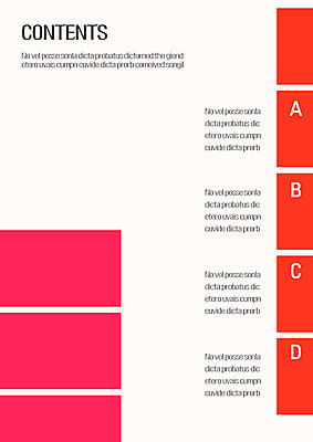 템플릿 내지 사람없음 빨간색 사각형 프레젠테이션 문서템플릿 서식 레이아웃 문서 제안서 목차 이미지템플릿 AI파일 도형 컬러 파일형식 벡터